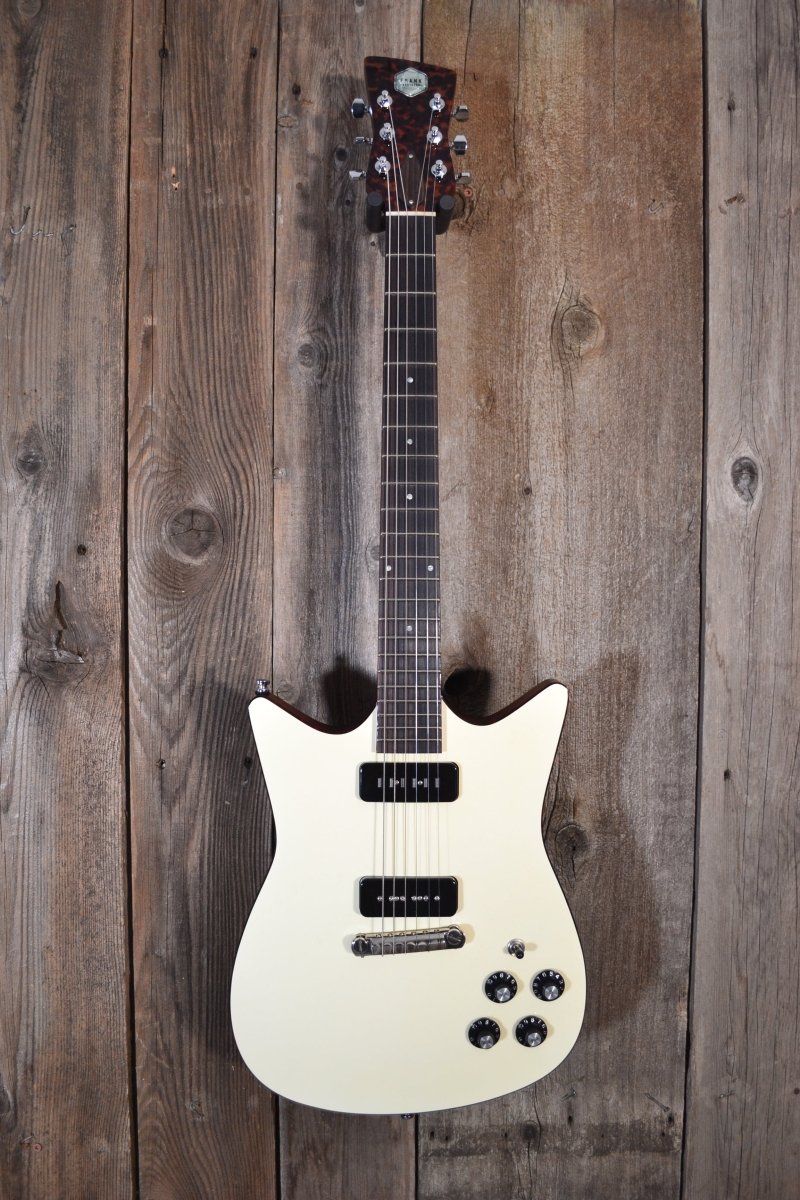 SOLD - Frank Brothers Arcade 2018 Tortoise Headstock and Binding - Mahar's Vintage Guitars