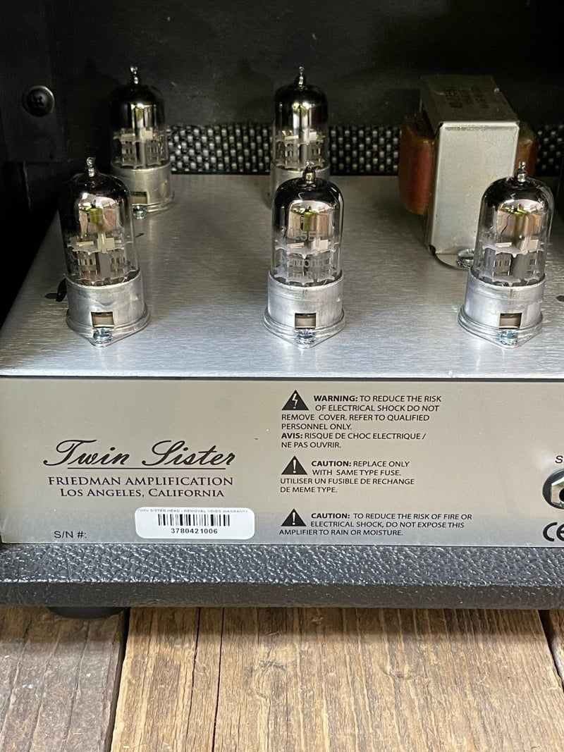 SOLD - Friedman Twin Sister 40 Watt Tube Guitar Amp Head and 212EXT Cab - Mahar's Vintage Guitars