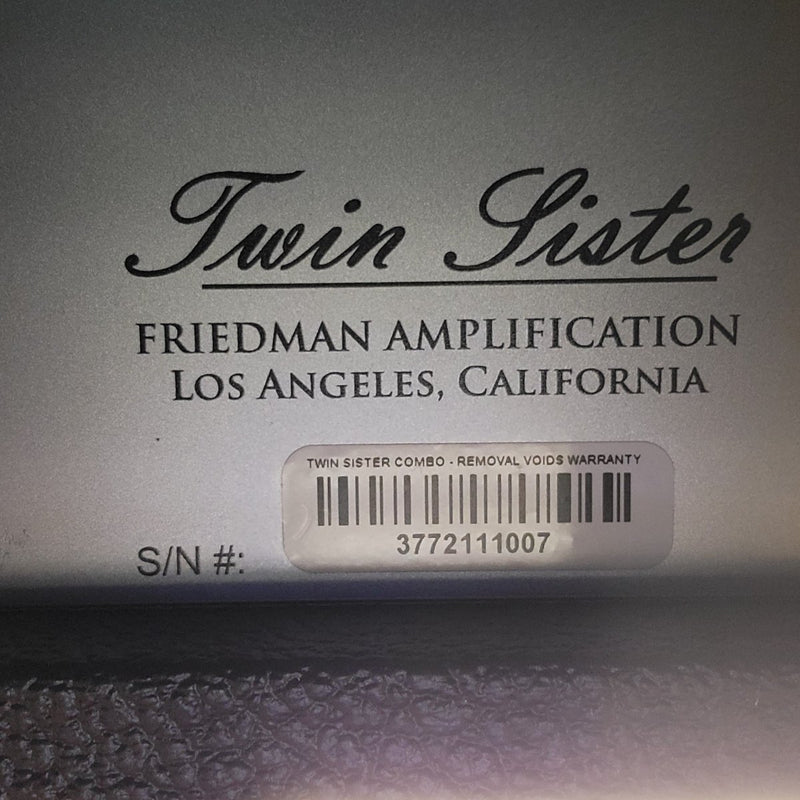 SOLD - Friedman Twin Sister Combo Custom Order - Mahar's Vintage Guitars