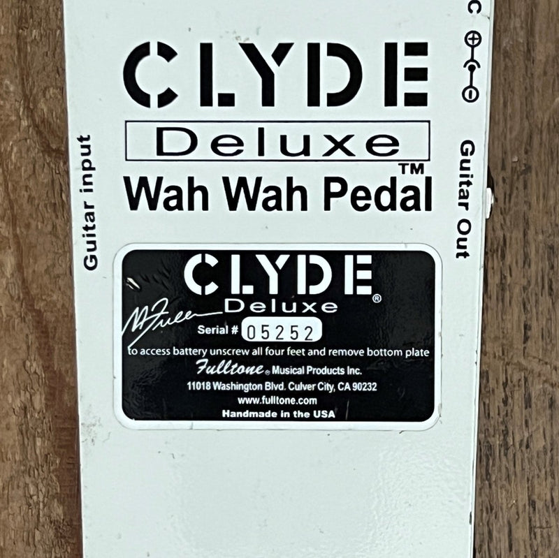 SOLD - Fulltone Clyde Deluxe Wah - Mahar's Vintage Guitars
