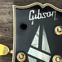 SOLD - Gibson 20th Anniversary Les Paul Custom Left Handed 1975 Black - Mahar's Vintage Guitars