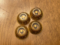 SOLD - Gibson Bonnet Bell Knobs Gold 1950's Les Paul Burst - Mahar's Vintage Guitars