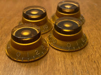 SOLD - Gibson Bonnet Bell Knobs Gold 1950's Les Paul Burst - Mahar's Vintage Guitars