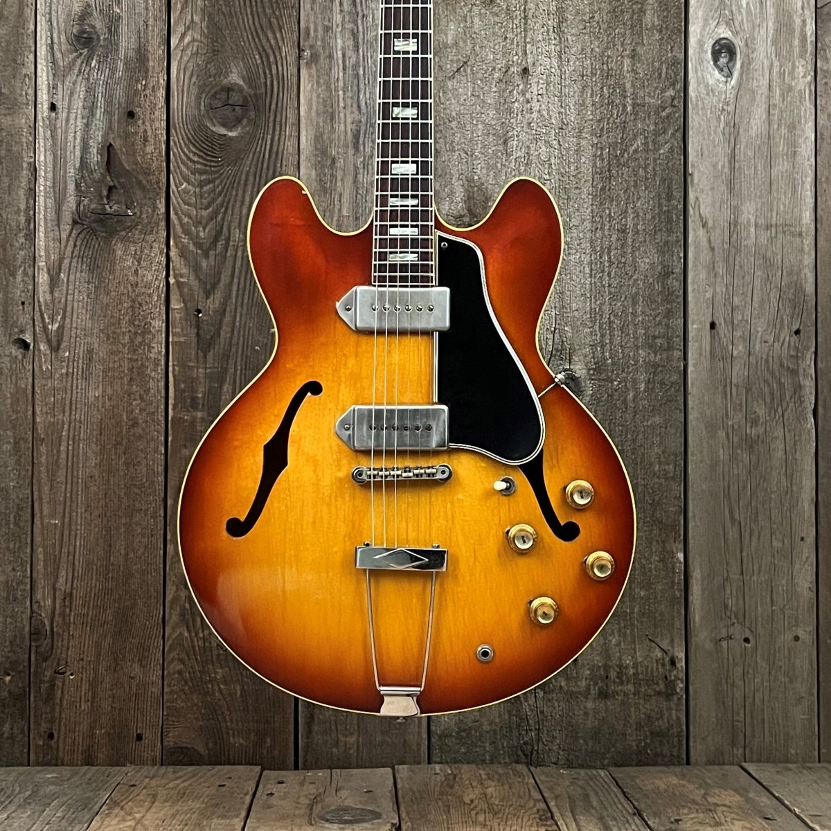 SOLD - Gibson ES - 330 Faded Cherry Burst 1965 - Mahar's Vintage Guitars