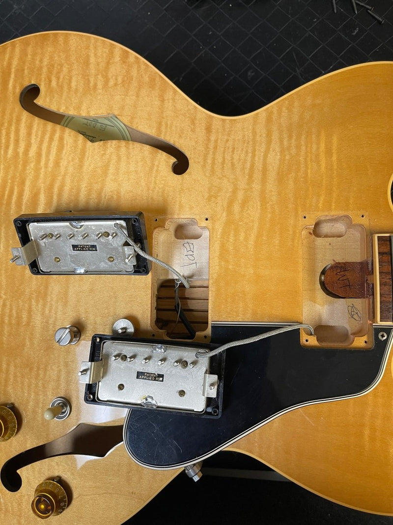 SOLD - Gibson ES - 335 Dot Neck Reissue 1997 Blonde - Mahar's Vintage Guitars