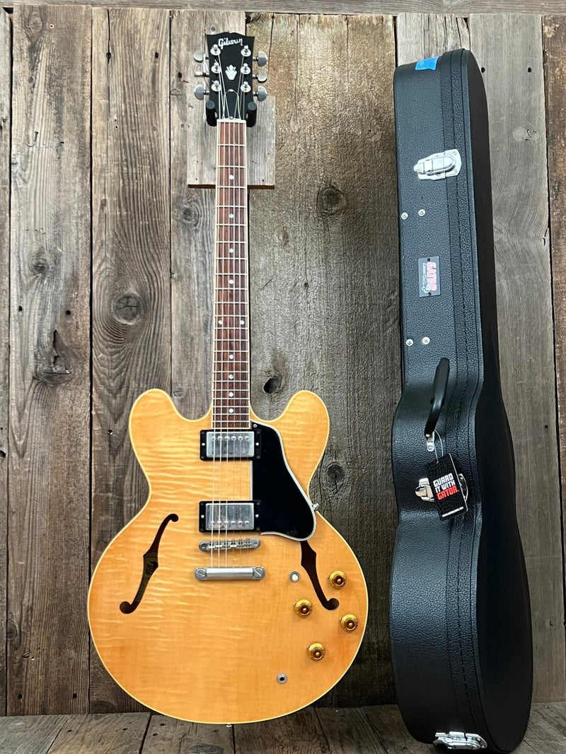 SOLD - Gibson ES - 335 Dot Neck Reissue 1997 Blonde - Mahar's Vintage Guitars