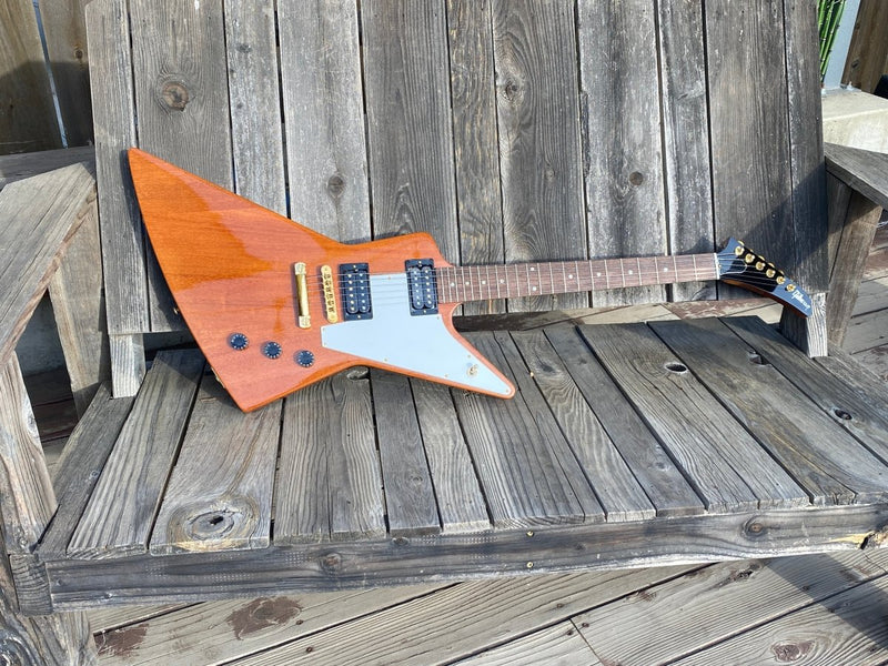 SOLD - Gibson Explorer 2004 Natural Mahogany All Original - Mahar's Vintage Guitars