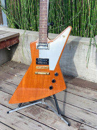 SOLD - Gibson Explorer 2004 Natural Mahogany All Original - Mahar's Vintage Guitars