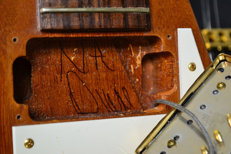 SOLD - Gibson Flying V 2004 1958 reissue natural mahogany - Mahar's Vintage Guitars