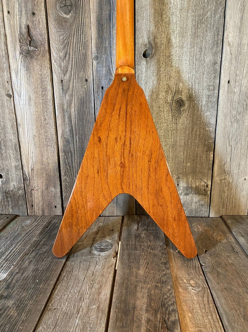 SOLD - Gibson Flying V 2006 1958 Style Natural Mohogany - Mahar's Vintage Guitars