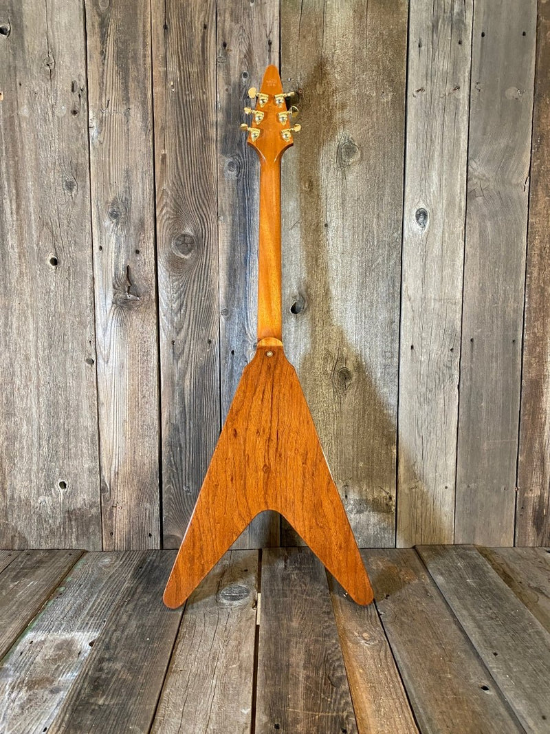 SOLD - Gibson Flying V 2006 1958 Style Natural Mohogany - Mahar's Vintage Guitars