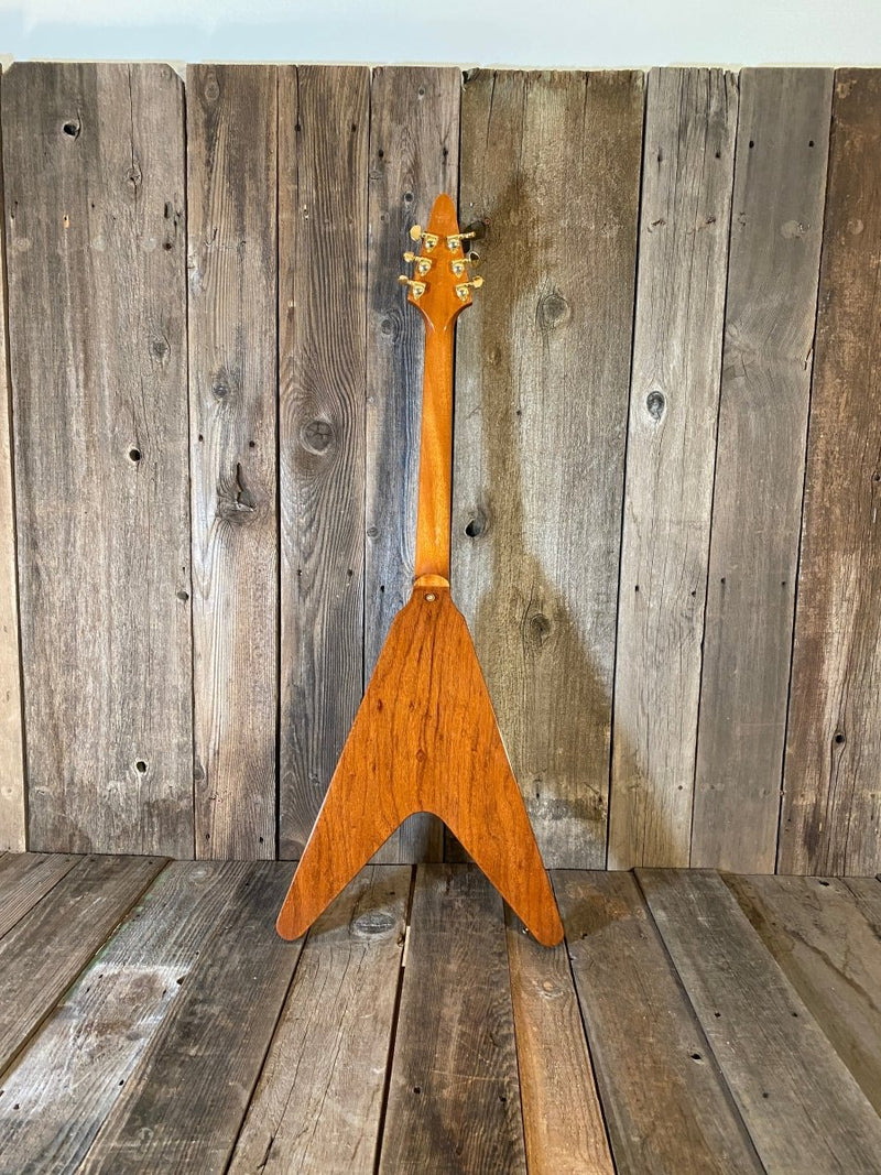 SOLD - Gibson Flying V 2006 1958 Style Natural Mohogany - Mahar's Vintage Guitars