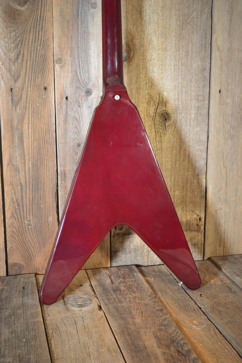 SOLD Gibson Flying V V98 1999 Limited Edition Wine Red - Mahar's Vintage Guitars