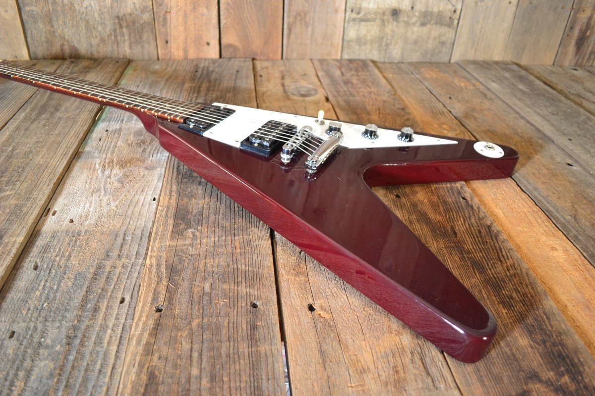 SOLD Gibson Flying V V98 1999 Limited Edition Wine Red - Mahar's Vintage Guitars
