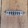 SOLD - Gibson "harmonica" guitar bridge with studs Les Paul Signature SG L6S 1970s - Mahar's Vintage Guitars