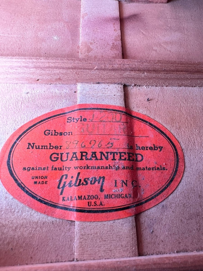 SOLD - Gibson J - 200 1968 - Mahar's Vintage Guitars