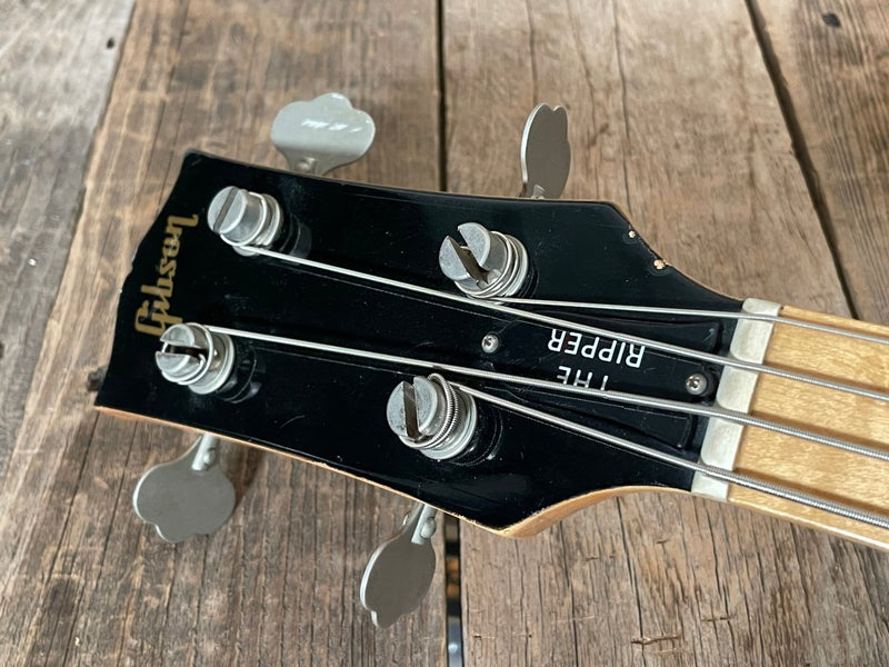 SOLD - Gibson L9 - S The Ripper Bass 1975 Rare Alder Body - One Year Only - Mahar's Vintage Guitars