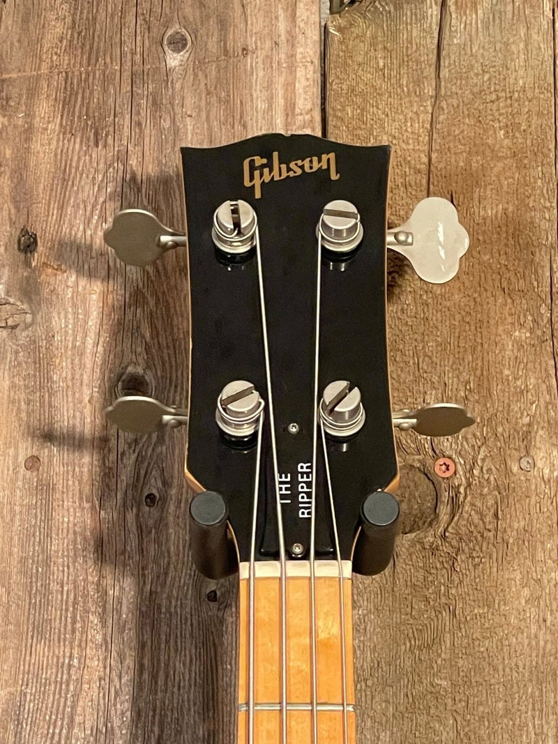 SOLD - Gibson L9 - S The Ripper Bass 1975 Rare Alder Body - One Year Only - Mahar's Vintage Guitars