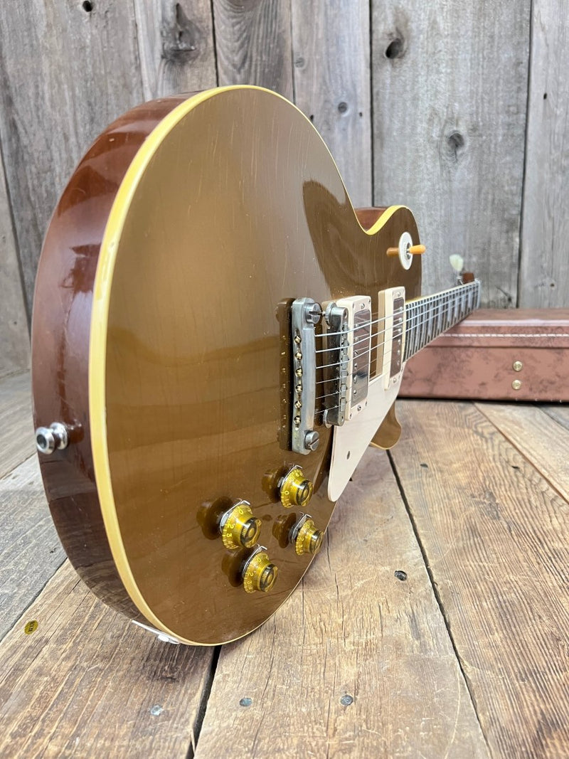 SOLD - Gibson Les Paul 1957 Reissue R7 Goldtop 2013 Historic Makeovers RDS - Mahar's Vintage Guitars