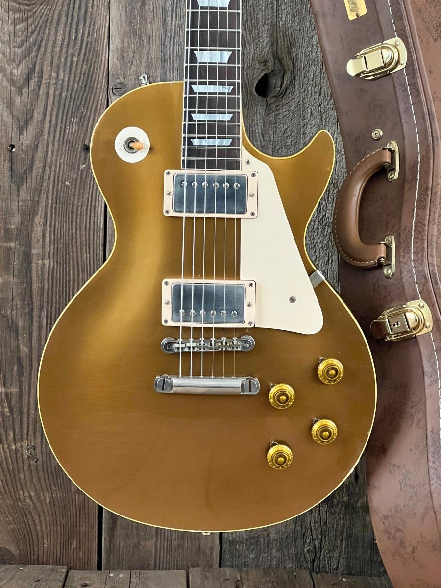 SOLD - Gibson Les Paul 1957 Reissue R7 Goldtop 2013 Historic Makeovers RDS - Mahar's Vintage Guitars