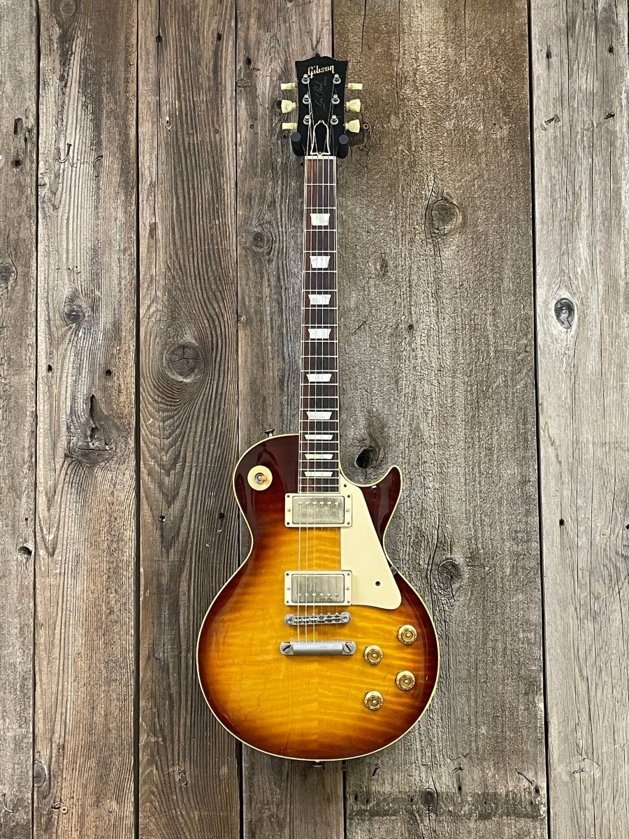 SOLD - Gibson Les Paul Conversion 1955 LP Special to 1959 Burst - Brian Monty - Mahar's Vintage Guitars
