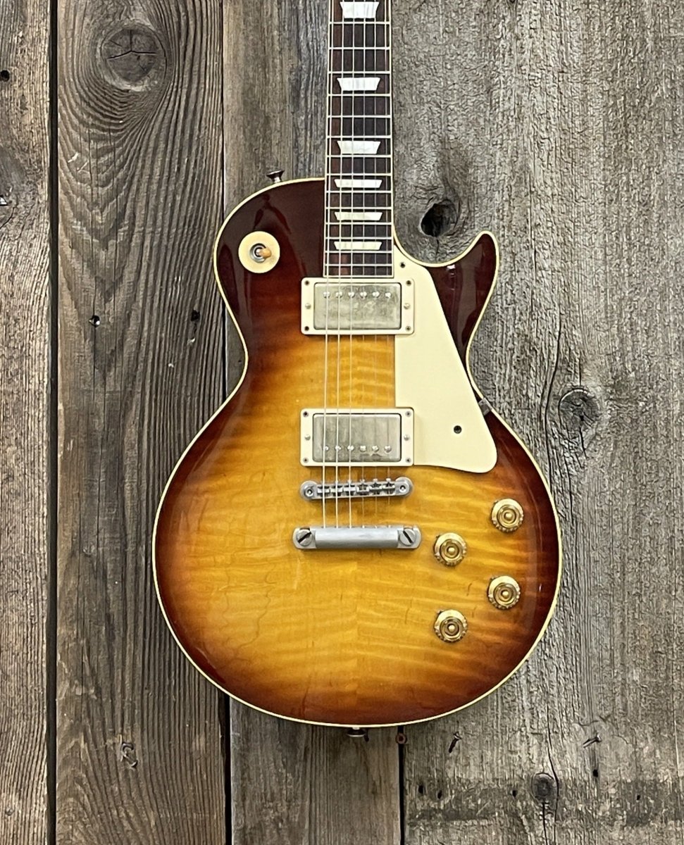 SOLD - Gibson Les Paul Conversion 1955 LP Special to 1959 Burst - Brian Monty - Mahar's Vintage Guitars