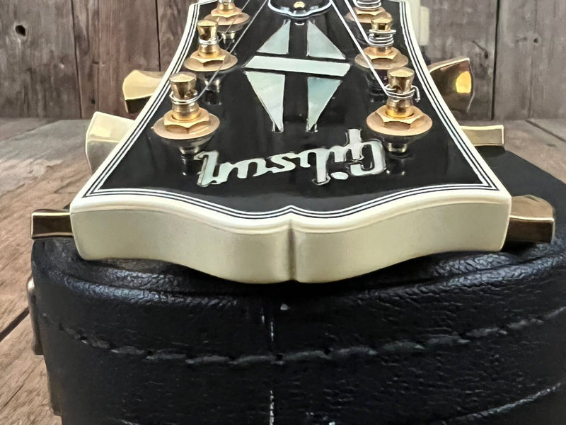 SOLD - Gibson Les Paul Custom 2008 Custom Shop Alpine White - Mahar's Vintage Guitars