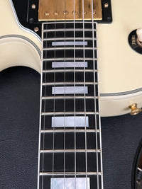 SOLD - Gibson Les Paul Custom 2008 Custom Shop Alpine White - Mahar's Vintage Guitars