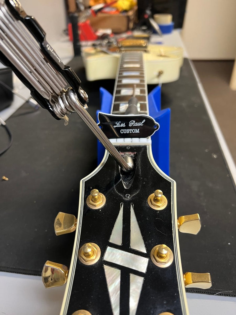 SOLD - Gibson Les Paul Custom 2008 Custom Shop Alpine White - Mahar's Vintage Guitars