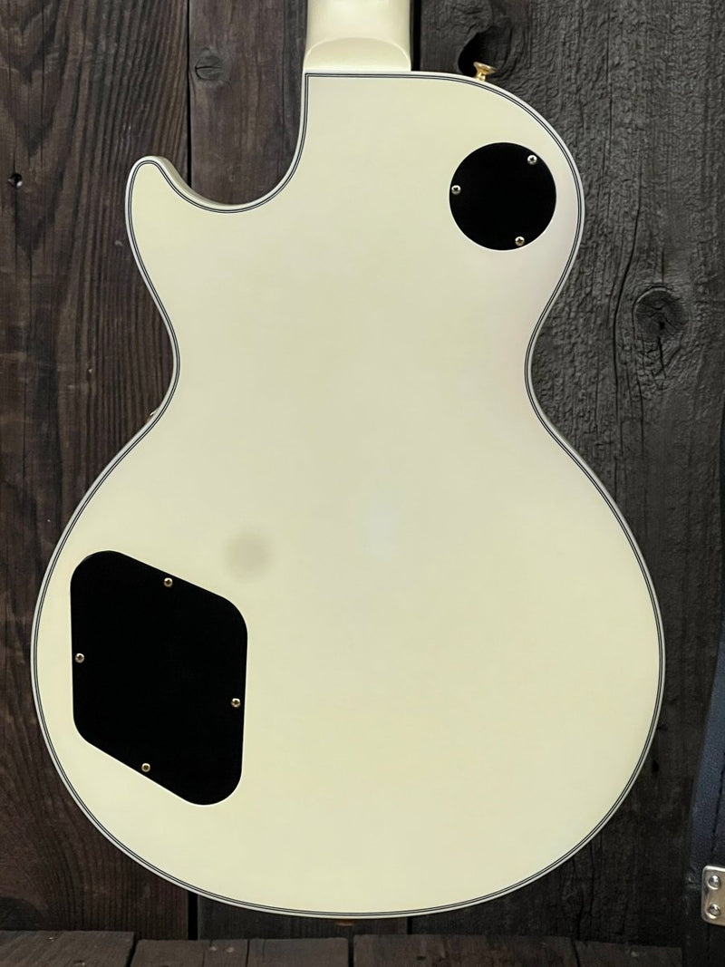 SOLD - Gibson Les Paul Custom 2008 Custom Shop Alpine White - Mahar's Vintage Guitars