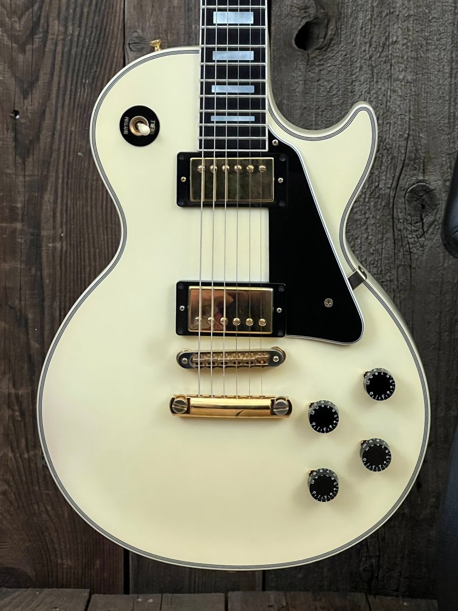 SOLD - Gibson Les Paul Custom 2008 Custom Shop Alpine White - Mahar's Vintage Guitars