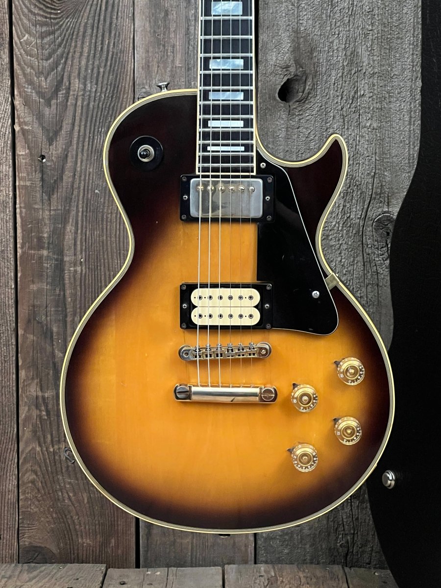 SOLD - Gibson Les Paul Custom Tobacco Burst 1 of 288 made in 1976 - Mahar's Vintage Guitars