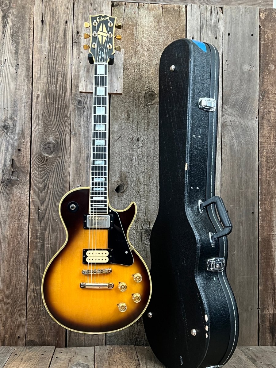 SOLD - Gibson Les Paul Custom Tobacco Burst 1 of 288 made in 1976 - Mahar's Vintage Guitars