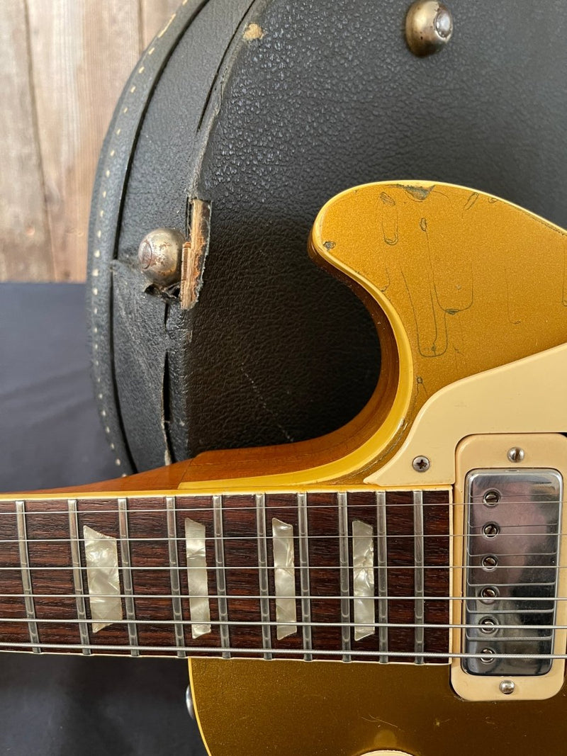SOLD - Gibson Les Paul Deluxe Gold top 1971 - Mahar's Vintage Guitars