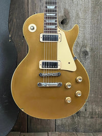 SOLD - Gibson Les Paul Deluxe Goldtop 1969 One Piece Body - Mahar's Vintage Guitars
