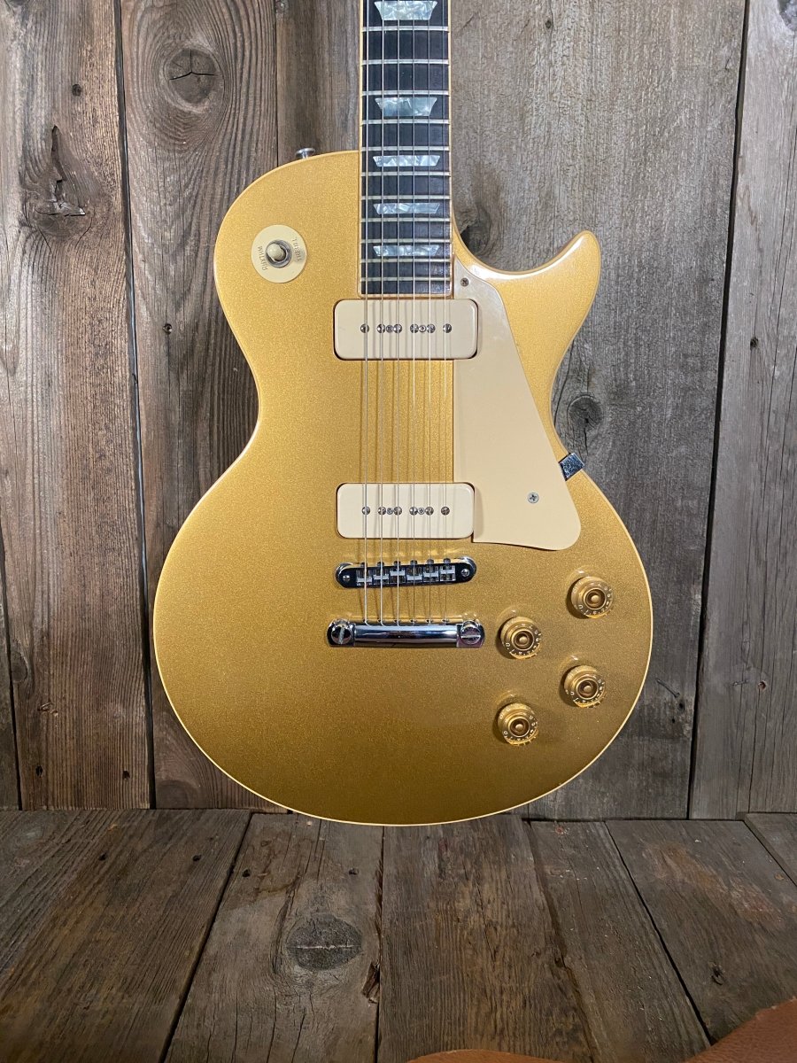 SOLD - Gibson Les Paul Deluxe Pro Goldtop 1979 - Mahar's Vintage Guitars