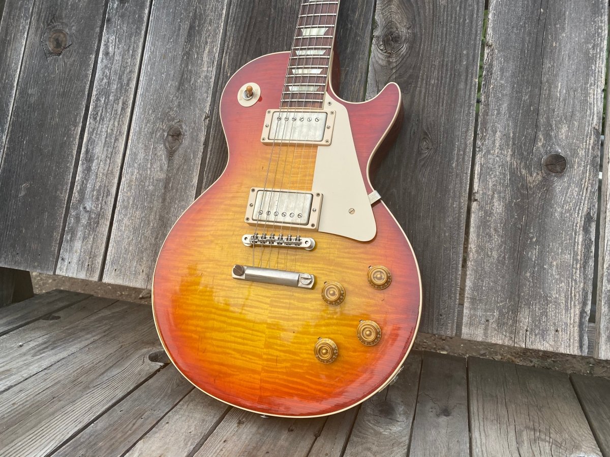 SOLD - Gibson Les Paul Historic Reissue R8 Factory Aged LPR8S - SOLD - Mahar's Vintage Guitars