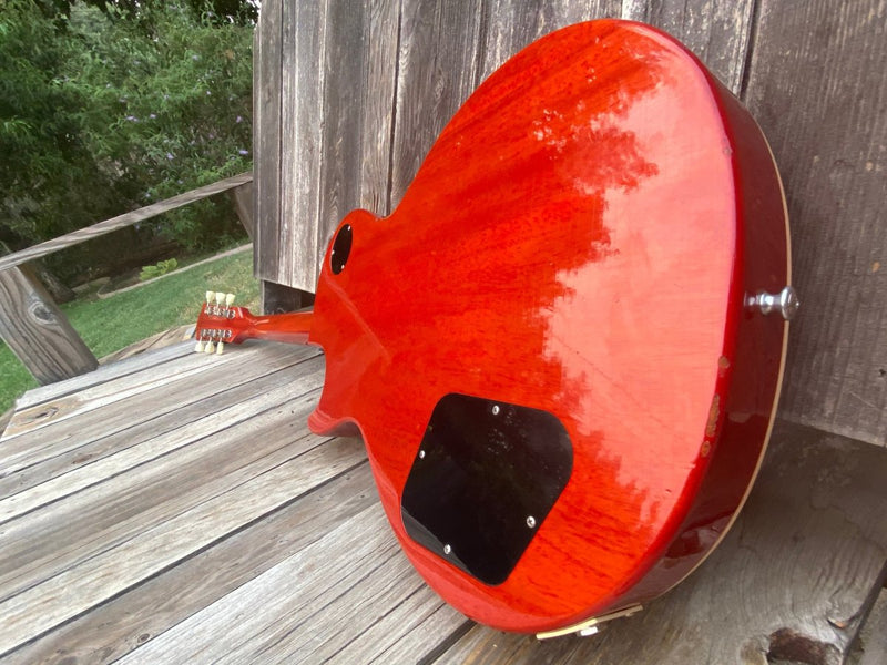 SOLD - Gibson Les Paul R9 Historic 1959 Reissue Factory Aged 2018 - SOLD - Mahar's Vintage Guitars