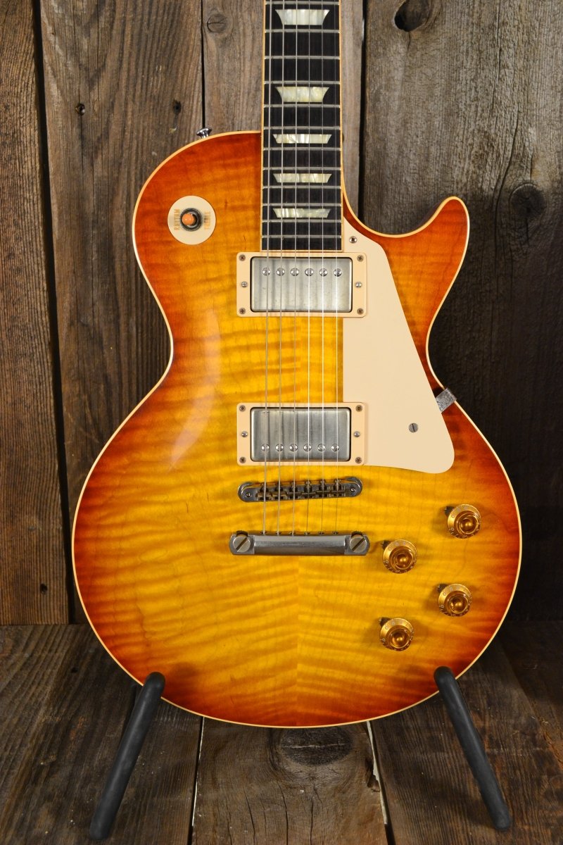 SOLD - Gibson Les Paul Standard 1959 Reissue R9 VOS Custom Shop 2014 Tea Burst - Mahar's Vintage Guitars