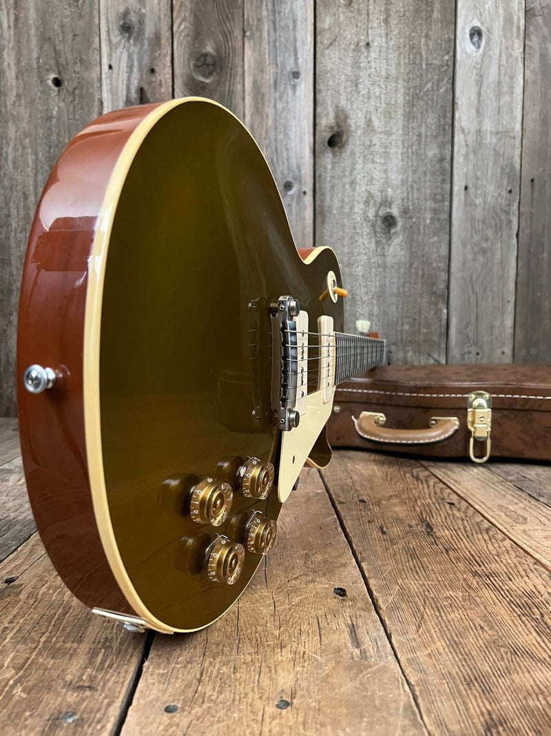 SOLD - Gibson Les Paul Standard R4 1954 Reissue Goldtop 2021 Custom Shop - Mahar's Vintage Guitars