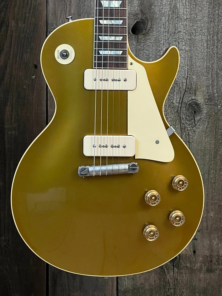 SOLD - Gibson Les Paul Standard R4 1954 Reissue Goldtop 2021 Custom Shop - Mahar's Vintage Guitars