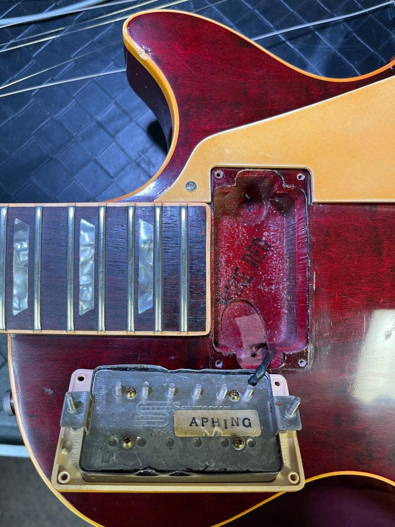 SOLD - Gibson Les Paul Standard Wine Red 1977 - Mahar's Vintage Guitars