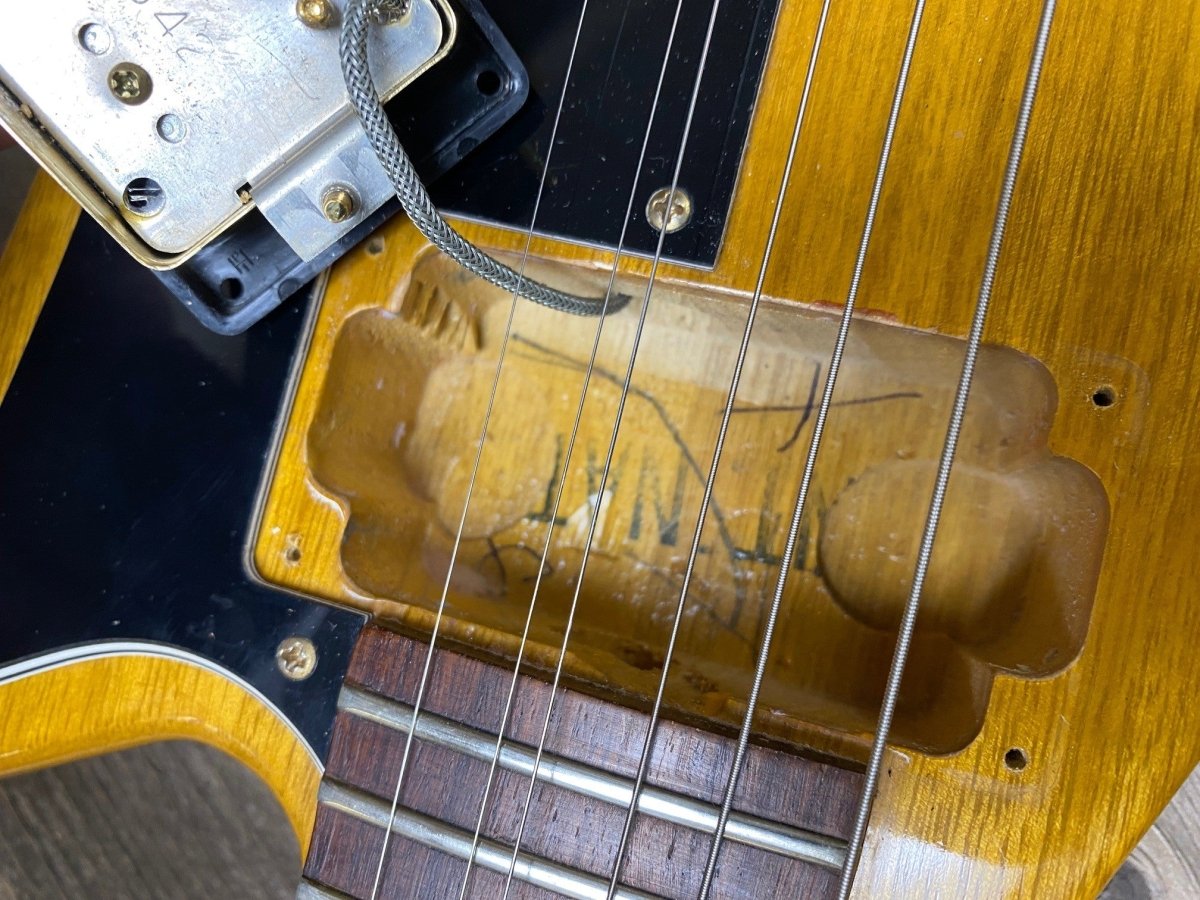 SOLD - Gibson Moderne 1982 Korina Heritage Series A Serial Number - Mahar's Vintage Guitars
