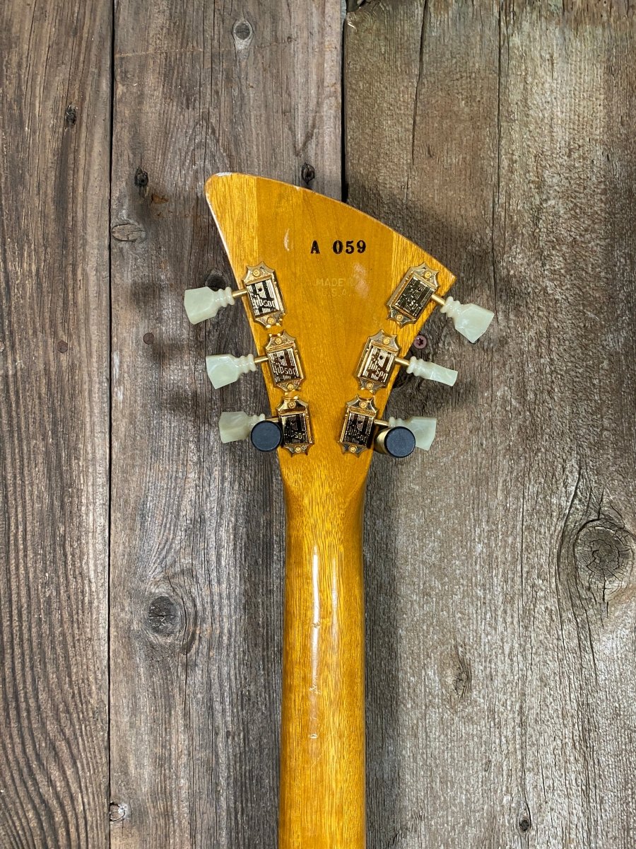 SOLD - Gibson Moderne 1982 Korina Heritage Series A Serial Number - Mahar's Vintage Guitars