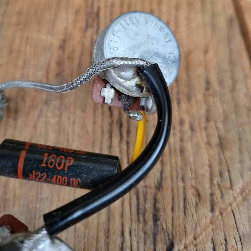 SOLD - Gibson P - 90 Soapbar for J - 160E 1971 Complete Harness pots jack pickup - Mahar's Vintage Guitars