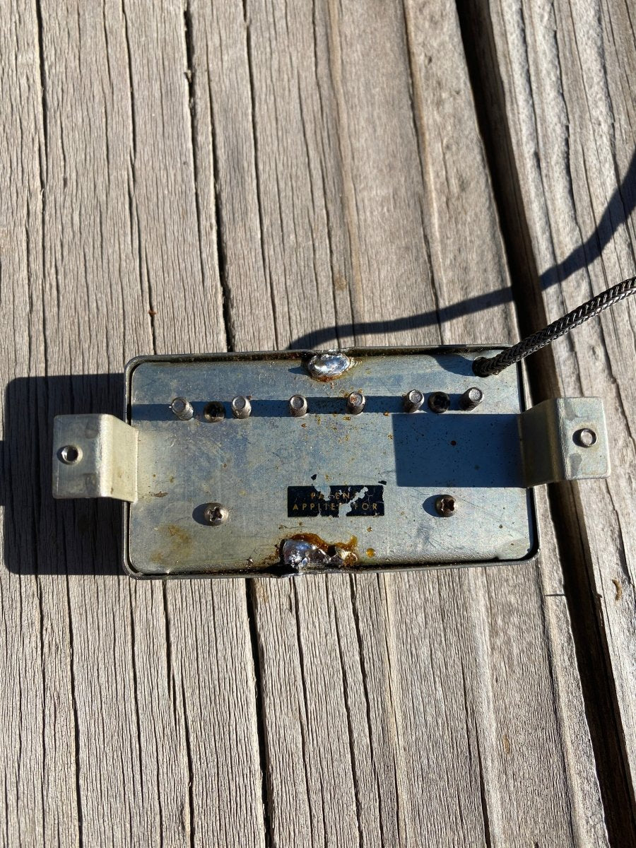 SOLD - Gibson PAF Pickup with Nickel Cover 1961 - Mahar's Vintage Guitars