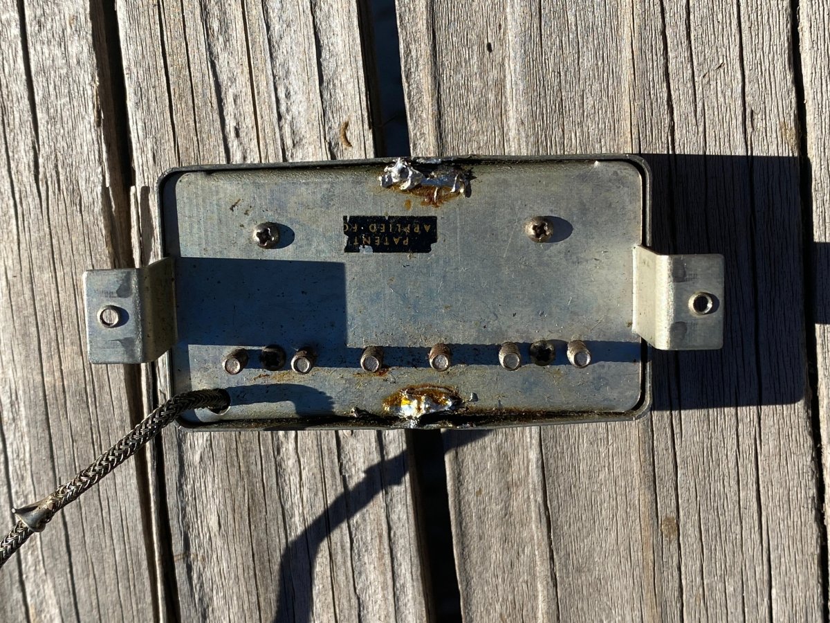 SOLD - Gibson PAF Pickup with Nickel Cover 1961 - Mahar's Vintage Guitars