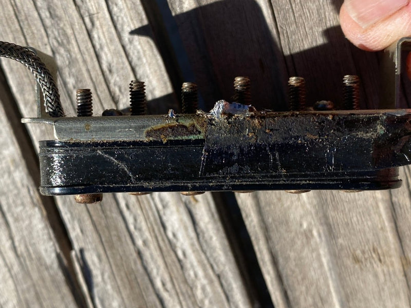 SOLD - Gibson PAF Pickup with Nickel Cover 1961 - Mahar's Vintage Guitars