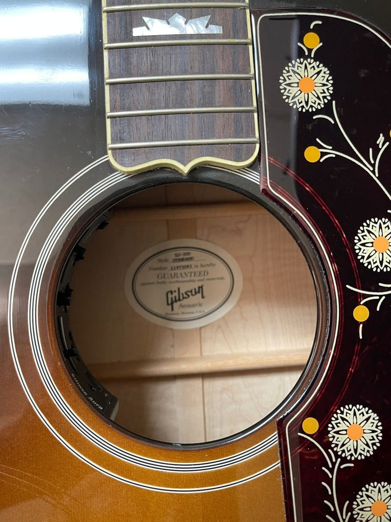 SOLD - Gibson SJ - 200 Standard 2013 Acoustic Guitar with factory pickup - Mahar's Vintage Guitars