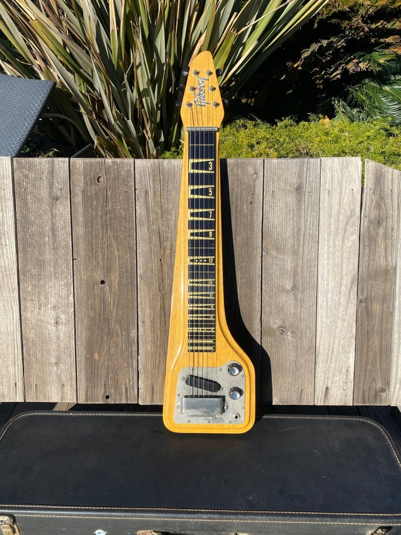 SOLD - Gibson Skylark Lap Steel Korina 1964 - Mahar's Vintage Guitars